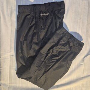 Columbia Ladies' Rain gear sport pants, Black in size XS (26" waist)